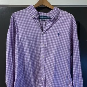 Checkered Polo Button down